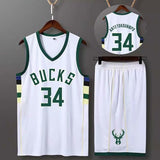 Fear the Deer Jersey Basketball Wear Suit Bucks Team Competition Training Clothes