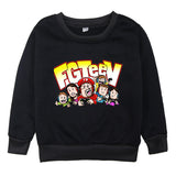 Fgteev GRANNY'S House Gurkey Fgteev Printing Children's Round Neck Brushed Hoody