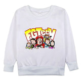 Fgteev GRANNY'S House Gurkey Fgteev Printing Children's Round Neck Brushed Hoody
