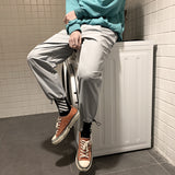 Men Pants Men's Loose Casual Pants Men's Solid Color