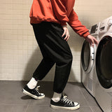 Men Pants Men's Loose Casual Pants Men's Solid Color