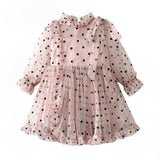 Children Girl Summer Dress Dots Cute Princess Dress