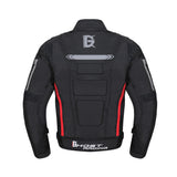 Black Varsity Jacket Racer Jacket Motorcycle Cycling Clothing Male Jacket Motorcycle Clothing Racing Protective Clothing