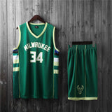 Fear the Deer Jersey Basketball Wear Suit Bucks Team Competition Training Clothes