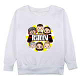 Fgteev GRANNY'S House Gurkey Fgteev Printing Children's Round Neck Brushed Hoody