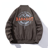 NASA Varsity Jacket Cotton Padded Thickened Jacket Men's Casual Baseball