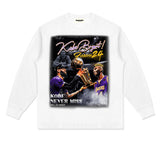 Kobe Shirt Kobe Printed Long-Sleeved T-shirt Early Autumn round Neck