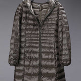 Women Winter Coats Puffer Jacket Down Coat Autumn and Winter Hooded Down Jacket Mid-Length Women's Coat