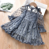 Children Girl Summer Dress Dots Cute Princess Dress