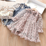 Children Girl Summer Dress Dots Cute Princess Dress