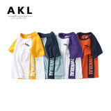 Children T Shrits Children's Summer Clothing Boys' Short-Sleeved T-shirt