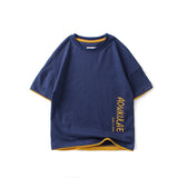 Children T Shrits Summer Children's T-shirt Cotton Print Short Sleeve