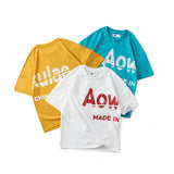 Children T Shrits Children's Summer Clothing Boy's Short-Sleeved T-shirt Loose