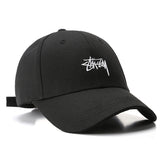 Stussy Cap Embroidered Trendy Men's Outdoor Casual Sun-Proof Peaked Cap