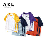 Children T Shrits Children's Summer Clothing Boys' Short-Sleeved T-shirt