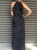 Skull Dress Women's Skull Print Strapless round Neck Sexy Dress
