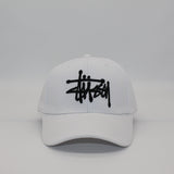 Stussy Cap Embroidered Black and White Baseball Cap Male Baseball Cap