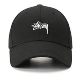 Stussy Cap Embroidered Trendy Men's Outdoor Casual Sun-Proof Peaked Cap