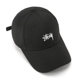 Stussy Cap Embroidered Trendy Men's Outdoor Casual Sun-Proof Peaked Cap