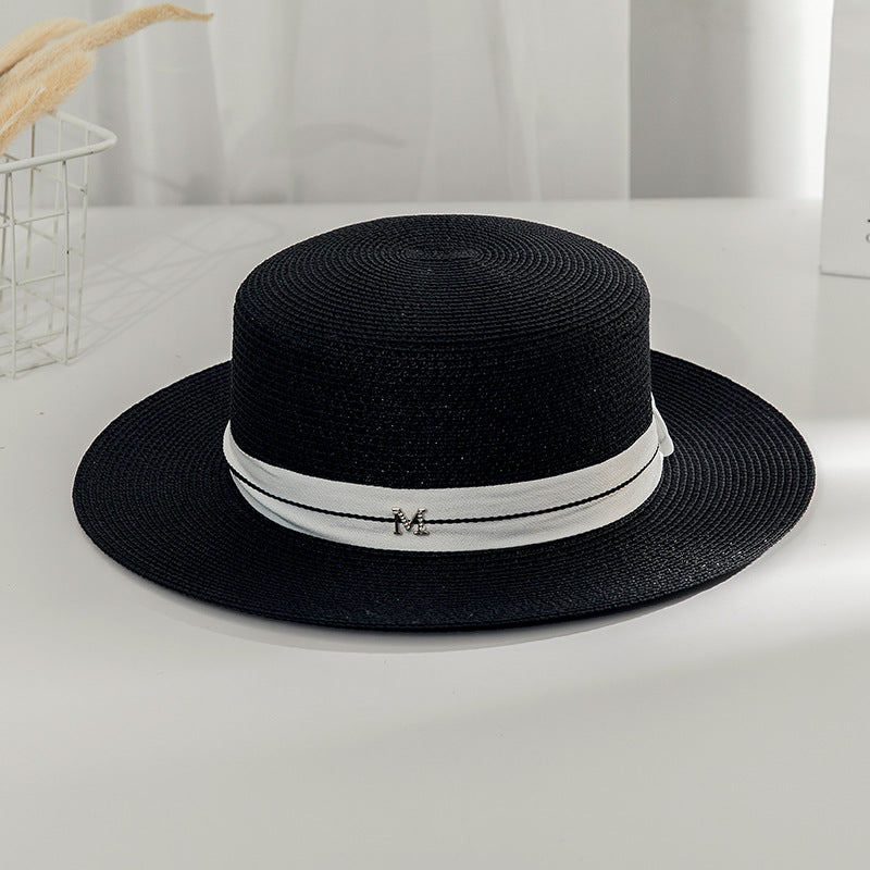Italian Fedora Hats Summer and Autumn British Style Ladies Seaside Beach Vacation