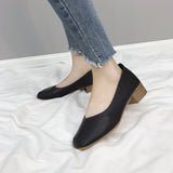 Nude Strappy Block Heels Women's Chunky Heels