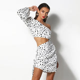 Mini Club Dresses Summer Short Suit Casual Fashion
