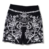 GVC Shorts Devil Pattern Fifth Pants Teenagers Pure Cotton Men