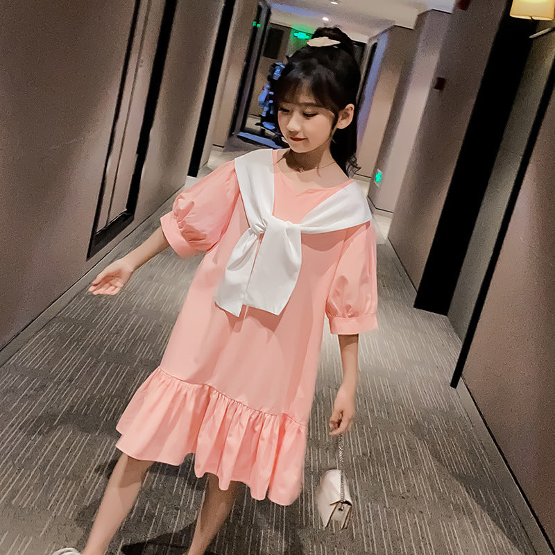 Summer Princess Dress Girls' Dress Children's Summer Clothing Loose Dress Girl Dresses