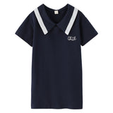 Children's Summer Dress Girl's Short-Sleeve Skirt Girl Dresses