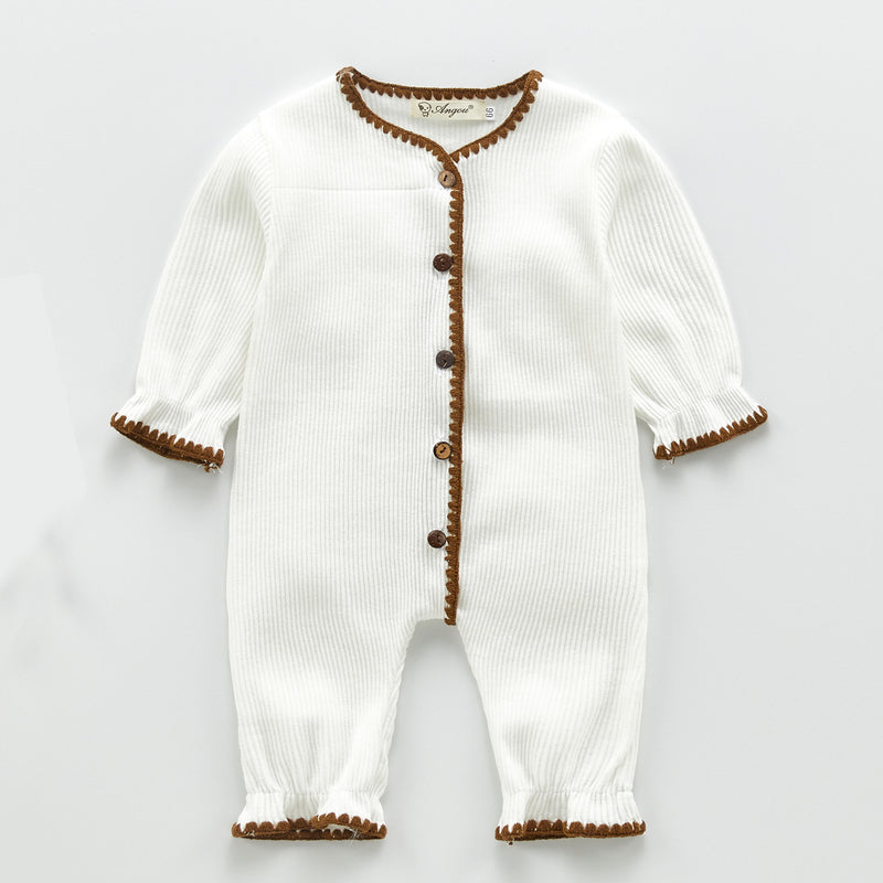 Winter Rompers Spring and Autumn Infant Toddler Cute Knitting One-Piece Comfortable Romper