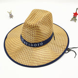 Cowgirl Hats Straw Hat Men's Sunhat Summer Men Women Sun-Proof Straw Hat