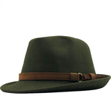 Mens Kentucky Derby Hats Men's and Women's Autumn and Winter Woolen Warm Leisure
