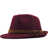 Mens Kentucky Derby Hats Men's and Women's Autumn and Winter Woolen Warm Leisure