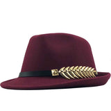 Mens Kentucky Derby Hats Men's and Women's Autumn and Winter Hat Retro Fashion Casual Top Hat