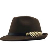 Mens Kentucky Derby Hats Men's and Women's Autumn and Winter Hat Retro Fashion Casual Top Hat