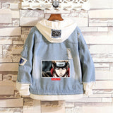 Comic Denim Jacket Spring and Autumn Men and Women Fashion Denim Jacket