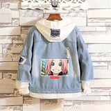 Comic Denim Jacket Spring and Autumn Men and Women Fashion Denim Jacket