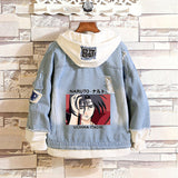 Comic Denim Jacket Spring and Autumn Denim Jacket