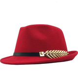 Mens Kentucky Derby Hats Men's and Women's Autumn and Winter Hat Retro Fashion Casual Top Hat