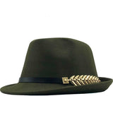 Mens Kentucky Derby Hats Men's and Women's Autumn and Winter Hat Retro Fashion Casual Top Hat