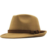 Mens Kentucky Derby Hats Men's and Women's Autumn and Winter Woolen Warm Leisure