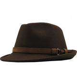 Mens Kentucky Derby Hats Men's and Women's Autumn and Winter Woolen Warm Leisure