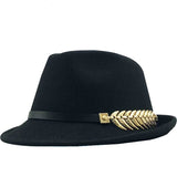 Mens Kentucky Derby Hats Men's and Women's Autumn and Winter Hat Retro Fashion Casual Top Hat