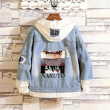 Comic Denim Jacket Spring and Autumn Men and Women Fashion Denim Jacket
