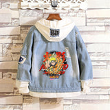 Comic Denim Jacket Spring and Autumn Denim Jacket