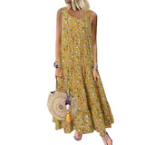 Emery Rose Dresses Retro Sleeveless round Neck Women's Dress