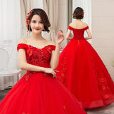 Women's Evening Dress Ball Gown Princess Quinceanera Wedding Dresses Colorful Wedding Dress Wedding Banquet Long Host Evening Dress Women
