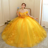 Women's Evening Dress Ball Gown Princess Quinceanera Wedding Dresses Colorful Wedding Dress Wedding Banquet Long Host Evening Dress Women