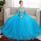 Women's Evening Dress Ball Gown Princess Quinceanera Wedding Dresses Solo Stage Performance Tulle Tutu Dress Dinner Party Slimming Host Dress