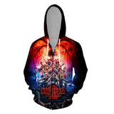 Stranger Things Hoodie Stranger Things 3D Printed Hoodie Coat